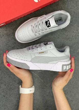 Женские кроссовки puma cali grey5 фото