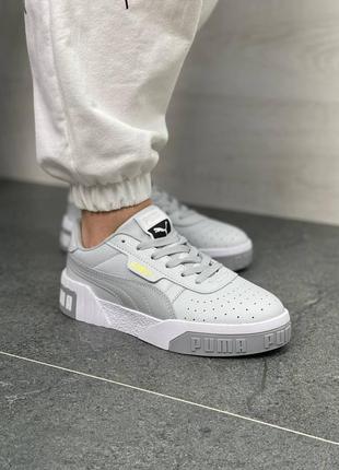 Женские кроссовки puma cali grey6 фото