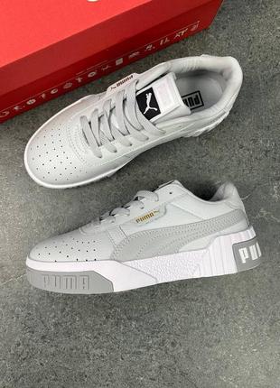 Женские кроссовки puma cali grey7 фото