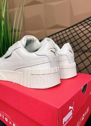 Женские кроссовки puma cali white2 фото