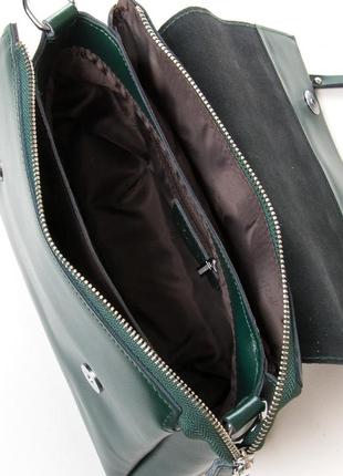 Стильная женская сумочка-клатч натуральная кожа3 фото