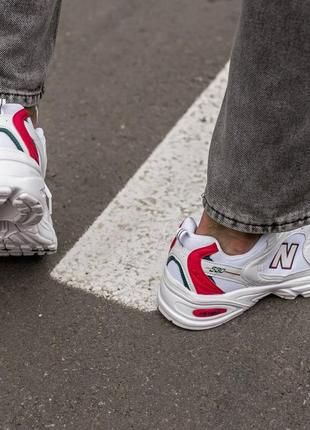 🔥🔥🔥 мужские/женские кроссовки new balance 530 white\red5 фото