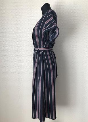 Стильне плаття плаття в смужку, фасон кімоно, розмір s-l5 фото