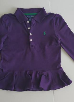 Блуза-поло ralph lauren 6-7 лет