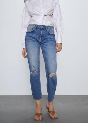 Zara premium джинсы новая коллекция