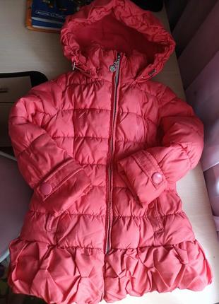 Куртка пальто зима для дівчинки 5р.