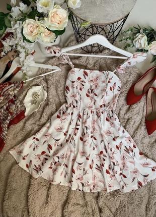 Стильный,летний сарафан в цветочек ,женский