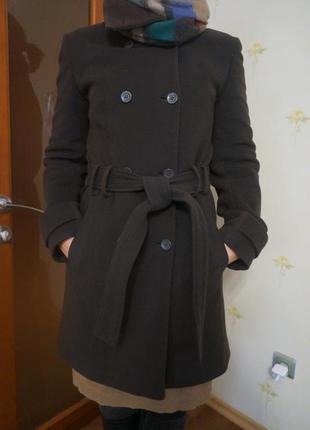 Bellandi италия шерстяное пальто р-р л