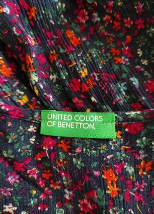 Цветочное макси платье united colors of benetton6 фото