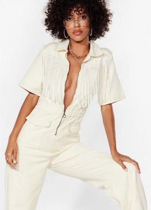 Джинсовый комбинезон nasty gal размер s3 фото