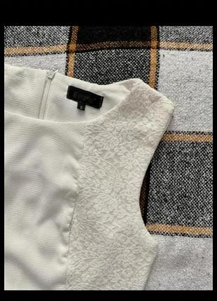 Замечательное белое платье с кружевом2 фото