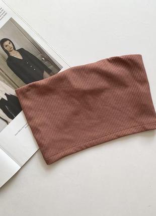 Топ гумка в рубчик хс