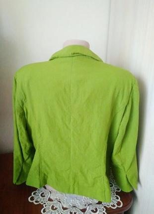 Якісний жіночий піджак alex & co/піджак з льону/качественный пиджак3 фото