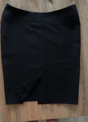 Классическая черная юбка-карандаш2 фото