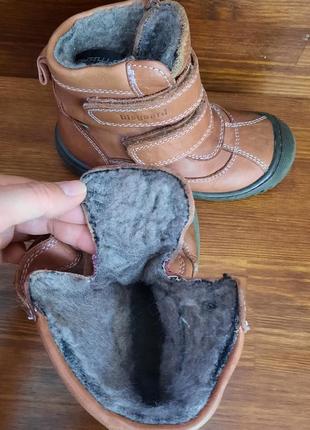 Детские ботинки  bisgaard зима натуральная кожа стелька 16см5 фото