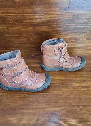 Детские ботинки  bisgaard зима натуральная кожа стелька 16см2 фото