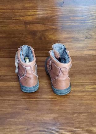 Детские ботинки  bisgaard зима натуральная кожа стелька 16см3 фото