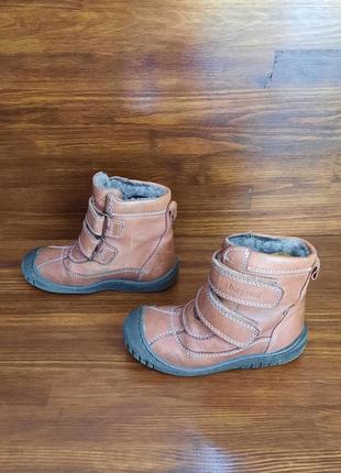 Детские ботинки  bisgaard зима натуральная кожа стелька 16см4 фото
