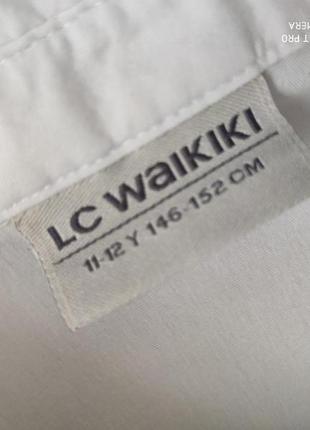 Рубашка школьная б\у lc waikiki 11-12 лет. \146-1523 фото