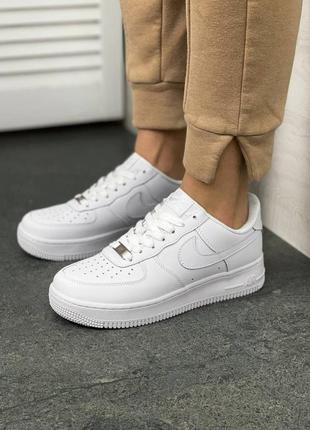 Женские кроссовки nike air force white2 фото