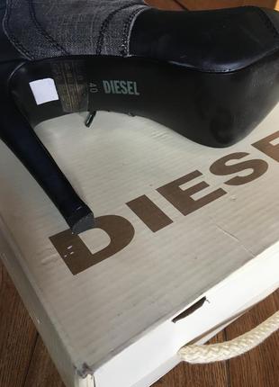 Diesel ботильоны оригинал. новые. на ногу 25.5 см2 фото