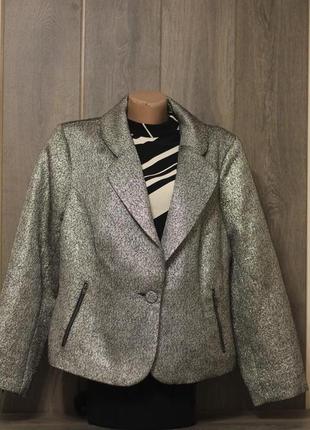 Роскошный, нарядный пиджак, жакет, блейзер asos curve 52-545 фото