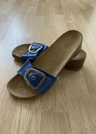 Ортопедические шлёпанцы натуральная кожа типа birkenstock