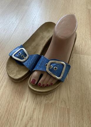 Ортопедические шлёпанцы натуральная кожа типа birkenstock5 фото