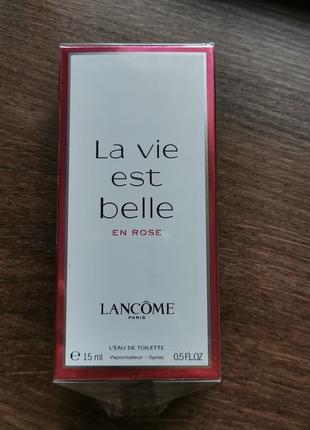 Lancome la vie est belle en rose 15мл туалетна вода6 фото