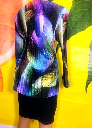 Стильная  блуза just elegance collection свободного кроя, разноцветная5 фото
