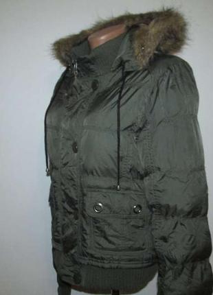 Куртка broadway, утеплена, з хутром, розмір 36, як нова!2 фото