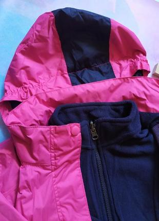 Теплая куртка от crivit 3в1: куртка + флисовая кофта5 фото