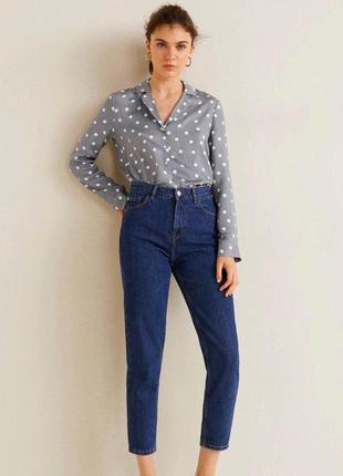 Серая блуза в горох zara zara zara4 фото