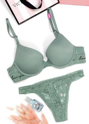Комплект бюст трусики victoria’s secret pink