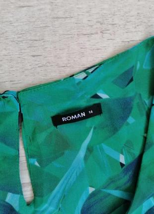 Блузка блуза тропічний прінт сток нова7 фото