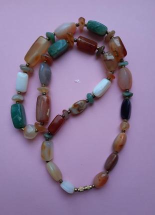 Намисто агат. вінтаж5 фото