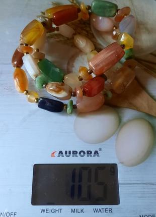 Намисто агат. вінтаж2 фото