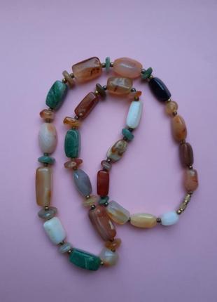 Намисто агат. вінтаж6 фото