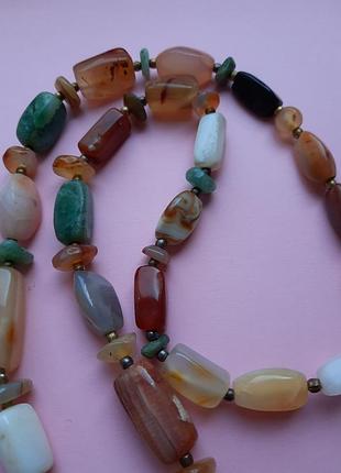 Намисто агат. вінтаж8 фото