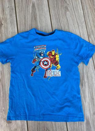 Стильная актуальная футболка marvel h&m тренд capitan america iron man