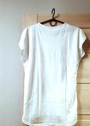 Жіноча футболка пряма , спинка довше, бавовна, туреччина2 фото