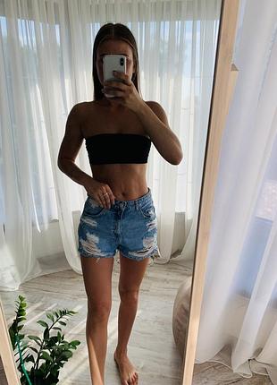 Джинсові шорти topshop moto рр 28/s-m