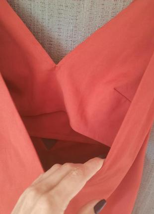 Zara сарафан  сукня з топом ліфом з розрізами вільного фасону3 фото