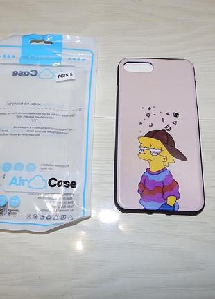Чохли для apple iphone 7 plus 8 plus з малюнком, принтом сімпсони simpsons