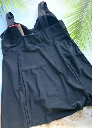 Чорний злитий купальник сукню, купальне сукню, суцільний купальник6 фото