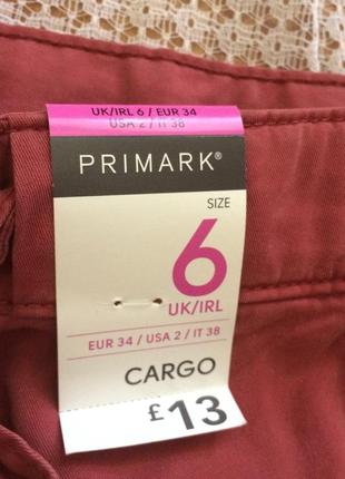 Стильные брюки карго тенсел primark3 фото