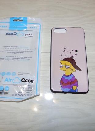 Чохли для apple iphone 7 plus 8 plus з малюнком, принтом сімпсони simpsons2 фото