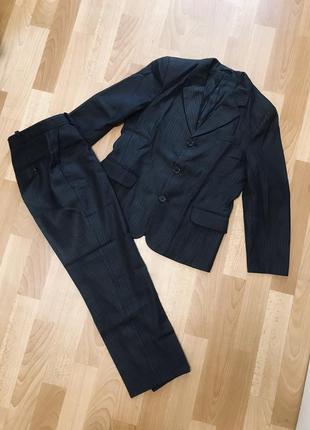 Школьный костюм, школьная форма пиджак брюки