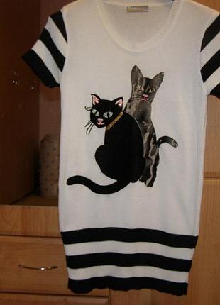Кофта-туніка з кішками, andiamo, туреччина