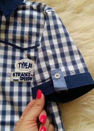 Рубашка/сорочка type a-1 (италия) на 7-8 лет (размер 34)3 фото